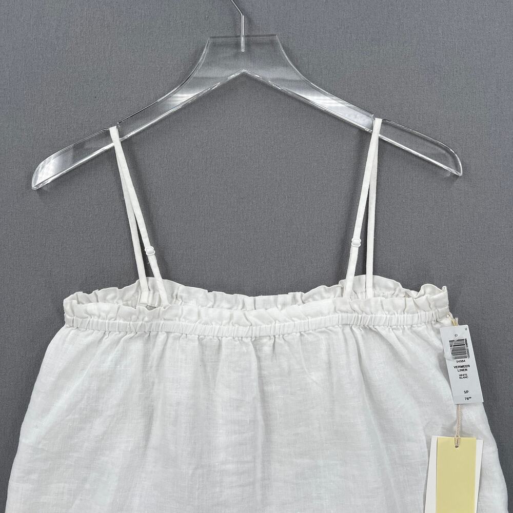 ARITZIA WILFRED Vermeer Linen Camisole Womens Small White Sleeveless Tank NWT - Picture 9 of 15